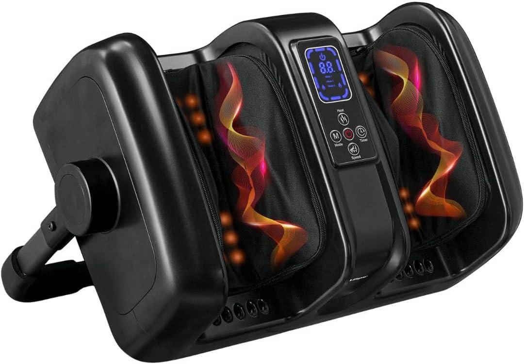 LifePro Foot Massager with Heat - SoleSerene Shiatsu Foot and Calf Massager, Electric Machine with Remote Control for Feet, Ankles, and Arms