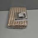 Braided Bath Mat,Boho Small Bathroom Rugs Non Slip Washable Super Absorbent Quick Dry Farmhouse Bathroom,Bedroom Decor,17"x24"Brown