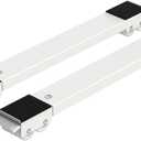 Ronlap Furniture Washing Machine Dolly, Extendable Appliance Rollers Refrigerator Heavy Duty, Washing Machine Stand Wheels Fridge Appliance Dolly Movers Mobile Washer and Dryer Moving Base, White