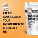 It's Just! - Egg White Protein Powder, Made in USA from Cage-Free Eggs, Dried Egg Whites (Unflavored, 8oz) (8 Ounce (Pack of 1))