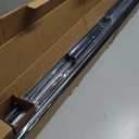 Ivilon Window Curtain Rod End Cap - 1 inch Pole. 120 to 240 Inch. Black