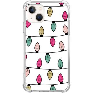 Christmas Lights Case Compatible with iPhone 14, Christmas Holiday Case for iPhone 14, Cool Cute TPU Bumper Phone Case Cover
