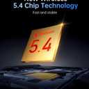 Earbuds with Screen Wireless Ear Buds Bluetooth Headphones with Built-in Mic Extra Comfort IPX5 Waterproof Headset 360 Stereo with Noise Cancellation (Black)