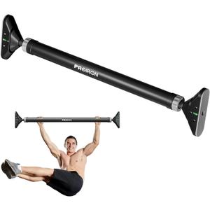 PROIRON Door Pull Up Bar Doorway Frame Chin Up Bar from 28.3in-38.2in,No Screws,Home Gym Upper Body Workout Fitness Equipment,Exercise Hanging Bar Portable,Non-slip Secure Grip,440 LB