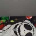 Fzbali Merry Christmas Tree Skirt 72 Inches Laceup Jack and Sally Artificial Black Green Extra Large Xmas Tree Skirt, Funny Holiday Party Indoor Decoration Home Decor