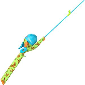 Zebco Youth Floating Spincast Reel and Fishing Rod Combo, Pre-Spooled with 6-Pound Cajun Line, 29"