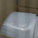 Amazon Basics Bubble Wrap for Moving, Packing, Shipping and Storage, Perforated Protective Cushioning for Fragile Items, 12-inch x 175-ft Long Roll, Small 3/16", Clear