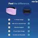 REVIX Soft Neck Brace Cervical Collar, Adjustable Neck Support Brace with Hot Cold Gel Pack & Cervical Support Collar for Sleeping, Relieves Cervical Spine Pressure, Purple