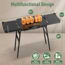 26"/30"/34" Portable Outdoor Grill Stand for Ninja Woodfire Outdoor Grill(OG701 OG850 OG951 OO101 Series), 51in Large Space, Upgrade Height & Quick-Fold Stand for Blackstone Griddle/Onni Pizza Oven