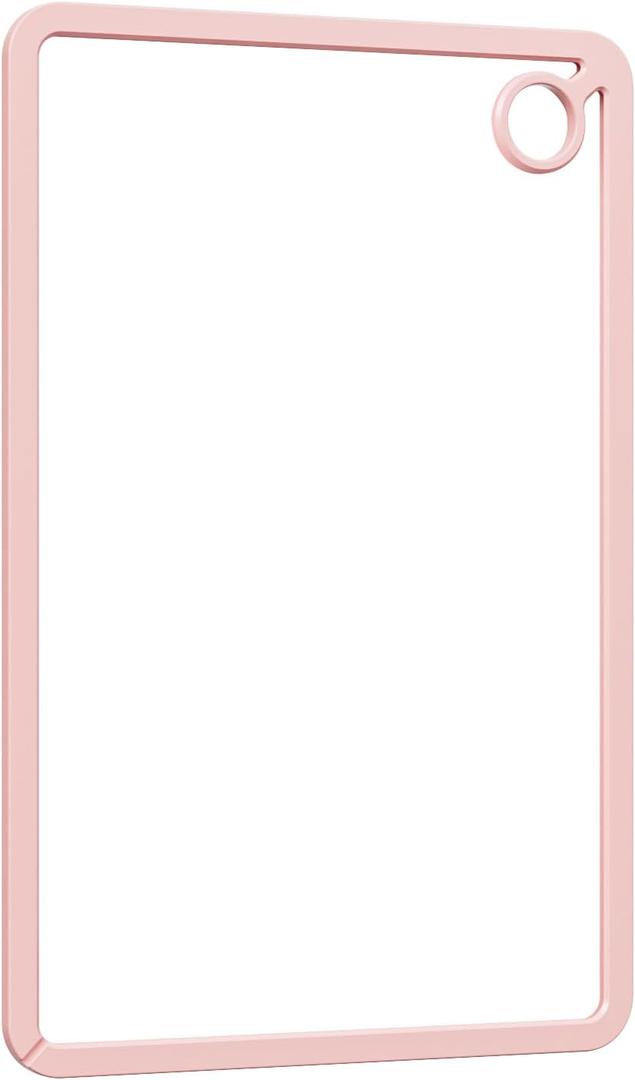 12"x8" Small Tempered Glass Cutting Board,Non-Slip Dishwasher Safe Heat & Shatter Resistant Cutting Board for Kitchen Countertop Meal Prep (Pink-Small)