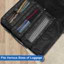 Olosar Suitcase Organizer, Travel Luggage Organizer Portable Hanging Travel Shelves Collapsible Hanging Packing Cubes for Carry on Suitcase