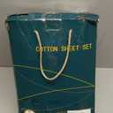 SONORO KATE 100% Egyptian Cotton Sheets Set, Extra Deep Pocket up to 18"-24",1000 High Thread Count, Soft & Breathable 5-Star Hotel Sateen Bed Sheets - 4 PC (Linen,King)