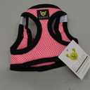 EcoBark Step in Dog Harness - Eco-Friendly Teacup Dog Harnesses for XXS, XS, and Small Dogs - Reflective and Adjustable Mini Body Halter Vest -Tiny Soft Mesh Toy Breed Harness (Bubblegum Pink, XXS) (XXS- 4 to 5 lbs- Chest Up to 11 in (Pack of 1))