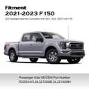 AutoZest LED chrome Headlights Compatible With 2021-2023 Ford F-150