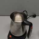 Electric Turkish Coffee Pot, 600ml Stainless Steel Heating Tea Maker Kettle with Foldable Handle, 110V US Plug Turkish Electric Coffee Maker Machine for Home/Travel