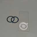 SYNCWIRE for MagSafe Ring Phone Holder, 360 Rotation Magnetic Cell Phone Grip Dual-Sided Magnets Phone Ring Kickstand Compatible with iPhone 17 16 15 14 13 12 Pro Max MagSafe, Android, Samsung etc, (White)