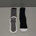 Lux Dual Grip Socks - Soccer Grip Socks for Men and Women. GripArray Performance & Comfort (Large, Black)