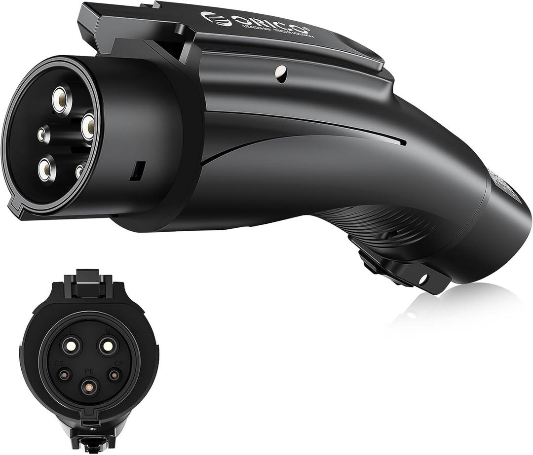 ORICO Tesla to J1772 Adapter, 32A 250V J1772 EV Charging Adapter, Fit for All J1772 EVs, Compatible with Tesla Destination Charger Wall Connector and Mobile Connector