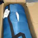 Coleman Brazos 20/30F Adult Cool-Weather Sleeping Bag with No-Snag Zipper & Stuff Sack, Machine Washable, Great for Camping, Traveling, Guests, & More, Pfas-free