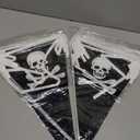 Tatuo 99 ft Pirate Banner Flag Skull Halloween Pirate Party Decorations Jolly Roger Garland Birthday Triangle Pennant Bunting Decor for Celebration Indoor Outdoor Party Supplies