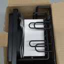 Shower Caddy Hanging Bathroom Organizer: Rustproof Shelf for Inside Shower - No Drilling Racks Over Showerhead - Bath Shelves for Shampoo Soap (Black)