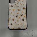 Petitian for iPhone 16 Plus Wallet Case - Women Girls Cute Girly Aesthetic Unique Design Leather Credit Card Holder Cardholder Stand Wristband for iPhone 16 Plus, Flower