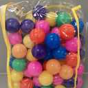 Ball Pit Balls Phthalate Free BPA Free Crush Proof Plastic - 7 Bright Colors in Reusable Play Toys for Kids with Storage Bag