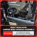 AL3T-14632-DD Door Jumper Wire Harness Assembly Rear Passenger RH Side Fits for 2009-2014 Ford F150 Crew Cab Replaces# 9L3T-14632-JCA (AL3T-14632-DD)