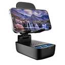 Gifts for Men Women,Birthday Gifts,Cell Phone Stand with Wireless Bluetooth Speaker, Punchy Bass & HD Stereo Sound Speaker for Home & Outdoors Compatible with iPhone/ipad/Samsung-Black