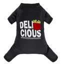 CuteBone Fleece Dog Pajamas Clothes Puppy Jammies Pet Apparel Cat Onesie for Chihuahua Yorkie Frenchies P328M
(Medium)