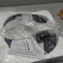 Flush Mount Ceiling Light Fixture Black, 2-Light Modern Farmhouse Porch Light Ceiling Mount for Outdoor, Indoor Flush Mount Lights Fixture for Hallway Foyer Kitchen Bathroom with Seeded Glass