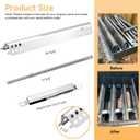 Grill Repair Parts for Charbroil Performance 2 Burner 463625217 463625219 463673519 463673517 463275517 Grill, G470-5200-W1 Heat Plates G470-0004-W1 Burner for char-broil 463625217 Replacement Parts
