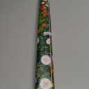 Wallpaper Peel and Stick Boho Wall Paper Removable Waterproof Green/Orange/Red Contact Paper for Bedroom, Bathroom, Home Wall 17.3" x 236.3"