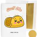 6 x GIFTING GIGGLES Funny Valentines Day Card for Him - Romantic Funny Anniversary Card for Boyfriend or husband - Love Cards for Him Best for Christmas or Birthday - Cute Bay Cards for Husband