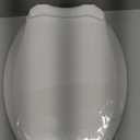 Garvee Toilet Seat Cover Elongated Toilet Seat,PP Quick Release Flat Lid Toilet Seat Elongated Easy Remove Easy Clean for Bathroom Renovation Family Apartment Guest Restroom