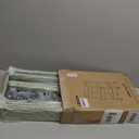 LEHOM 3 Tier Rolling Storage Cart, Metal Trolley Utility Cart with Wheels & Hooks, Easy Assembly Organizer Storage Cart for Bathroom Kitchen Office Bedroom (Green)