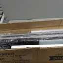 EDISHINE Upgraded 2 Pack 39.4" Led Outdoor Wall Light, Linear Modern Exterior Lighting Fixtures, Adjustable Brightness & Color Temperature, IP65 Waterproof, Long Exterior Wall Sconce for Garage, Door