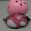 Kids Helmet,Toddler Skateboard Helmets for Ages 2-3-5-8-14 Years Boys Girls with Knee and Elbow Pads Wrist Guards fit Roller Skates,Skateboarding,Skating Scooter Adjustable Kids Helmet (pink) Size: Small:18.9''-21.3'' / 3-8 year