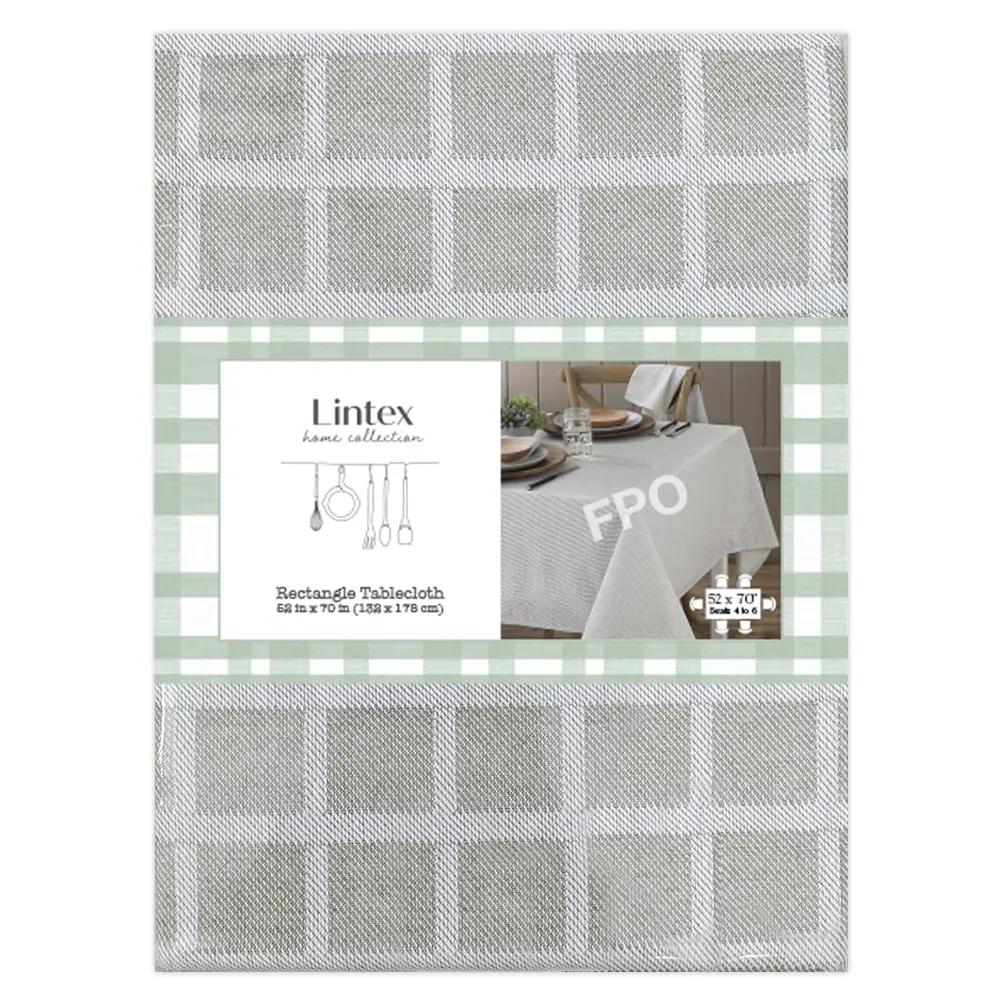 Lintex Home Collection Rectangle Claire Tablecloth, 52 x 70 in