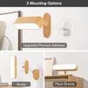 Hensam Battery Operated Wall Sconces, Wireless LED Wall Sconce Set of Two for Bedroom, Rechargeable Wall Lights for Picture, 5 Modes Dimmable Wall Lamps for Living Room, 2 Pack