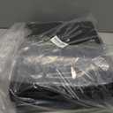 File Organizer Box - File Boxes for Hanging Files with Lid Set of 3 Decorative Hanging Folders Organizer with One-Piece Plastic Frame Slides (Black, 13.2 * 10.1 * 10.1in(2Pack))