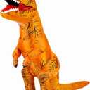Inflatable Dinosaur Costume Adult&Kid, Blow Up Inflatable Trex Costume for Halloween Themed Party Cosplay