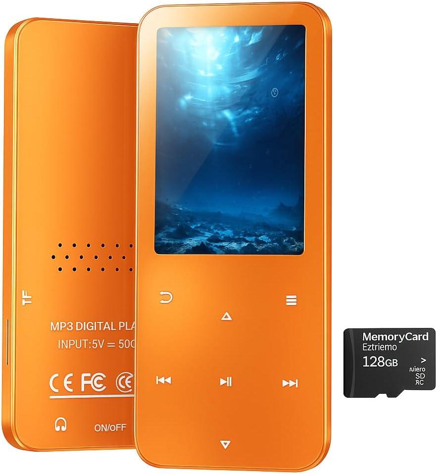 144GB MP3 Player, Bluetooth 5.2 Music Player, HiFi Sound Digital Music