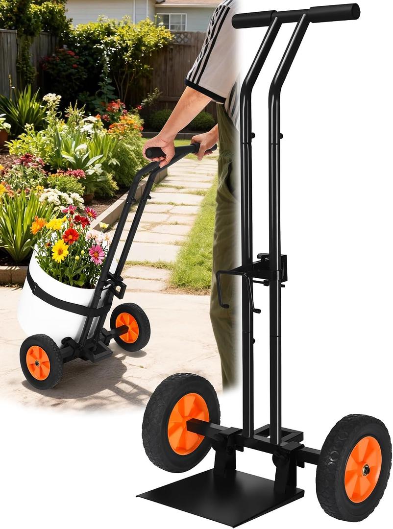 Plant Caddy with Wheels, 260LBS Capacity Rolling Plant Dolly Pot Mover