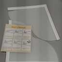 Spidfee Shower Splash Guard Kit, Large Splash Guards for Bathtub Waterproof Self-Adhesive Shower Corner Guards to Keep Water in Shower or Bath, Pack of 2 (9.25 x 9.25 inches) (White)