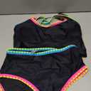 ZAFUL Tankini Swimsuit Tummy Control Bathing Suits Two Piece Swim Top with High Waisted Bottom (Black, M)
