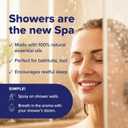 MOXE Aromatherapy Shower Mist Variety Pack, Eucalyptus, Lavender, Breathe and Dream, Spa Steam Spray, Natural 100% Essential Oils, Made in USA, Aromatherapy, Sinus Congestion Relief, 4 Pack (8oz)