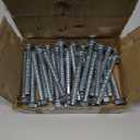 (50) Hex Head 3/8 x 6 Lag Bolts Zinc Plate Wood Screws