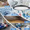 YANYCN 20 Pack 300W UFO Led High Bay Light,120VAC,45000LM 5000K Daylight Commercial Shop Bay Lighting Fixture,[1300W MH/HPS Equiv.] US Plug Area Lighting for Warehouse/Barn/Gym/Factory/Workshop