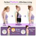 Posture Corrector for Women and Men, Adjustable Back Support Brace for Office, Home, Daily Wear, Breathable Shoulder Straightener for Upper Lower Back Pain Relief, Under Clothes Hunchback Correction, Medium